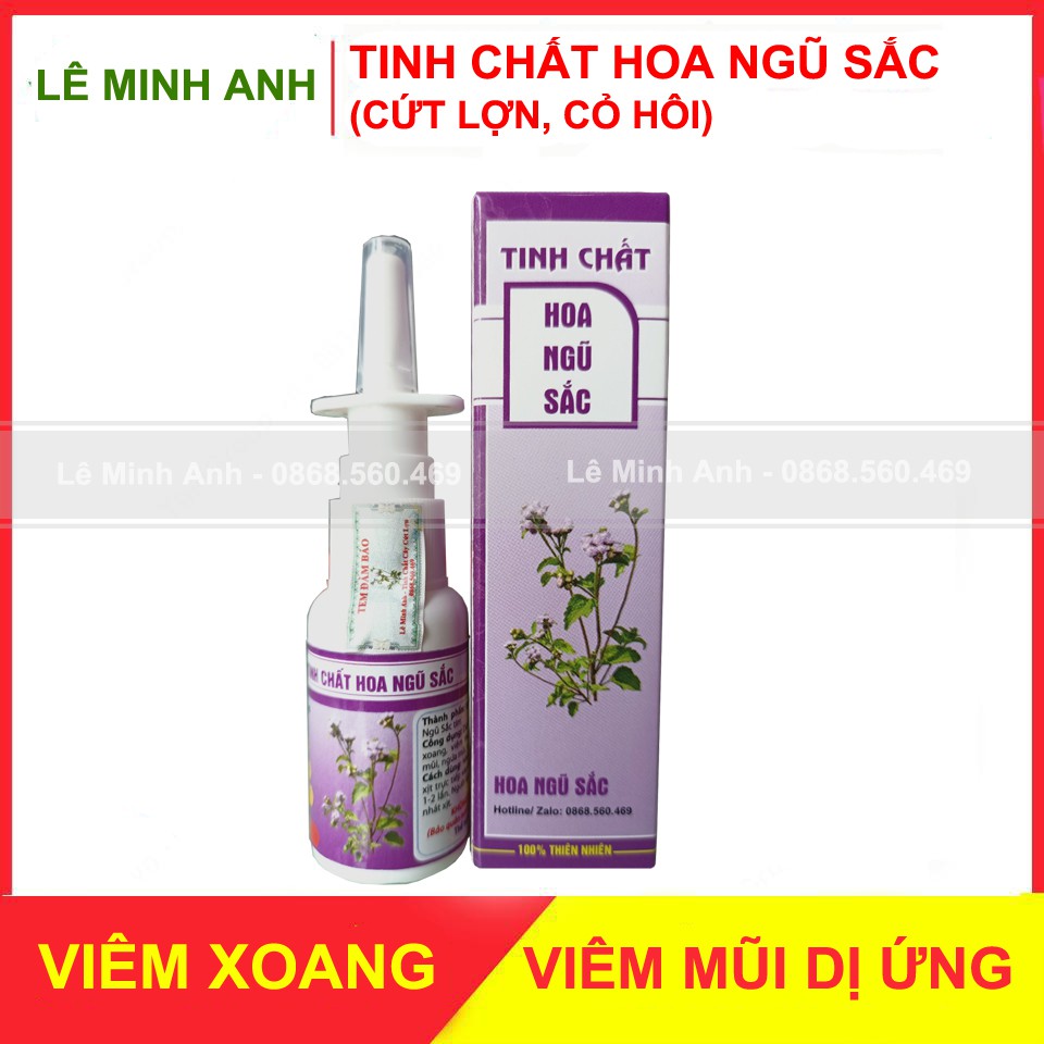 Tinh Chất Hoa Ngũ Sắc (cỏ hôi, cứt lợn) 10ml,20ml - Lê Minh Anh