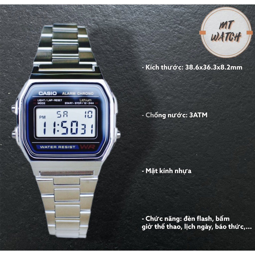 Đồng hồ Casio unisex phong cách cổ điển, mức giá học sinh sinh viên, phù hợp nhiều lứa tuổi