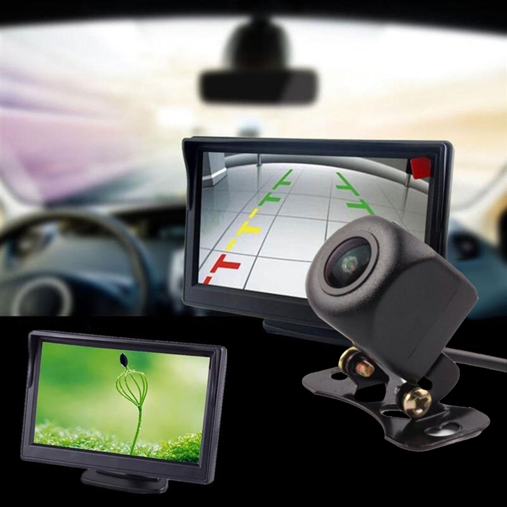 Camera Lùi Xe Xoay 170 Độ Hình Con Cá