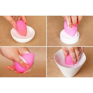 Bông đánh kem nền hồ lô