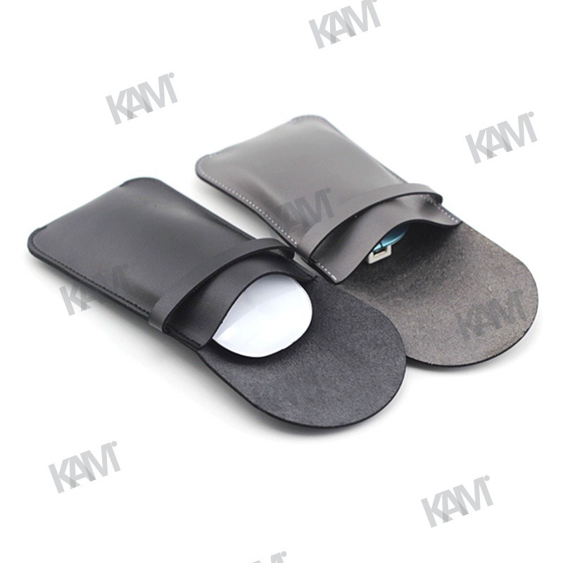 Túi Đựng Chuột Không Dây Bằng Da PU Chống Trầy Xước Cho Magic Mouse 2