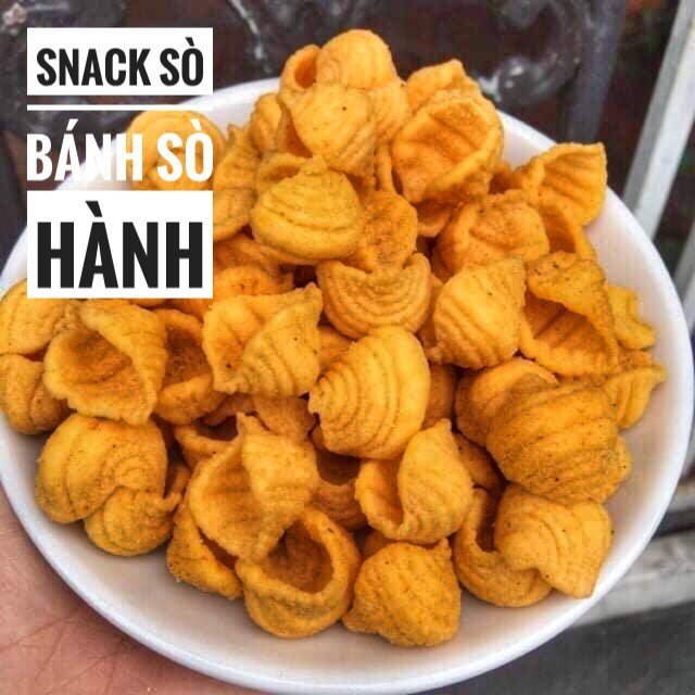 Snack Sò - Bánh Sò Hành Lon 250Gr