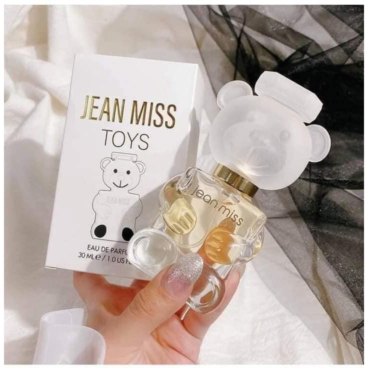 Nước hoa nữ JEAN MISS TOYS mùi hương ngọt nhẹ nhàng thơm lâu cho mùa đông vỏ hình gấu dễ thương đẹp cao cấp giá rẻ