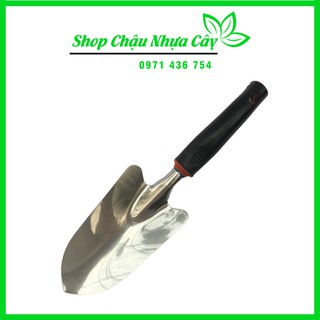 Xẻng Inox Cán Cao Xu Làm Vườn
