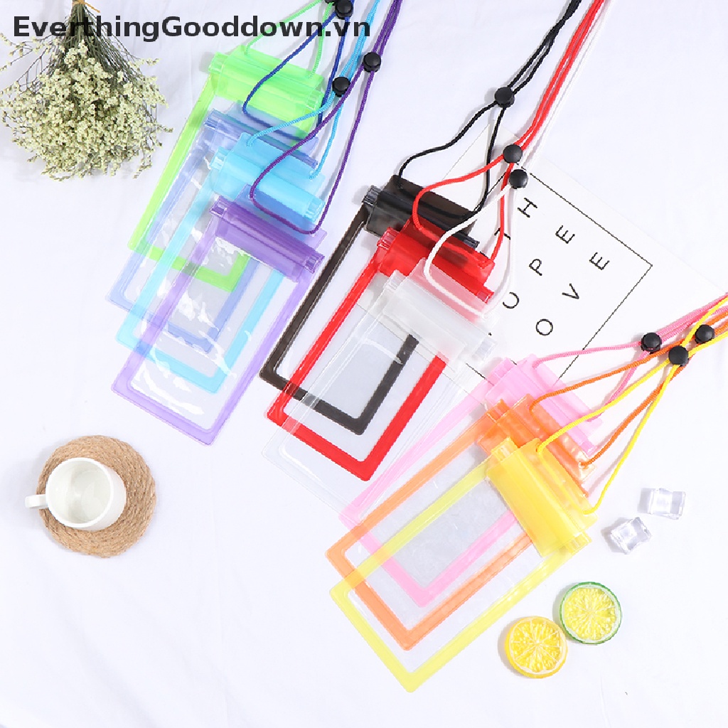 [EverthingGooddown] 1 Túi Đựng Điện Thoại Chống Nước 3 Lớp Niêm Phong Dùng Khi Đi Bơi