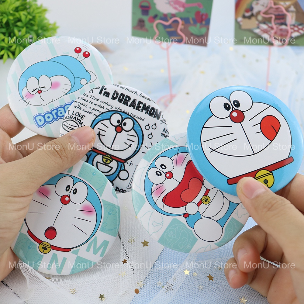 Gương mini bỏ túi DORAEMON DOREMON 7cm dễ thương cute MON0006