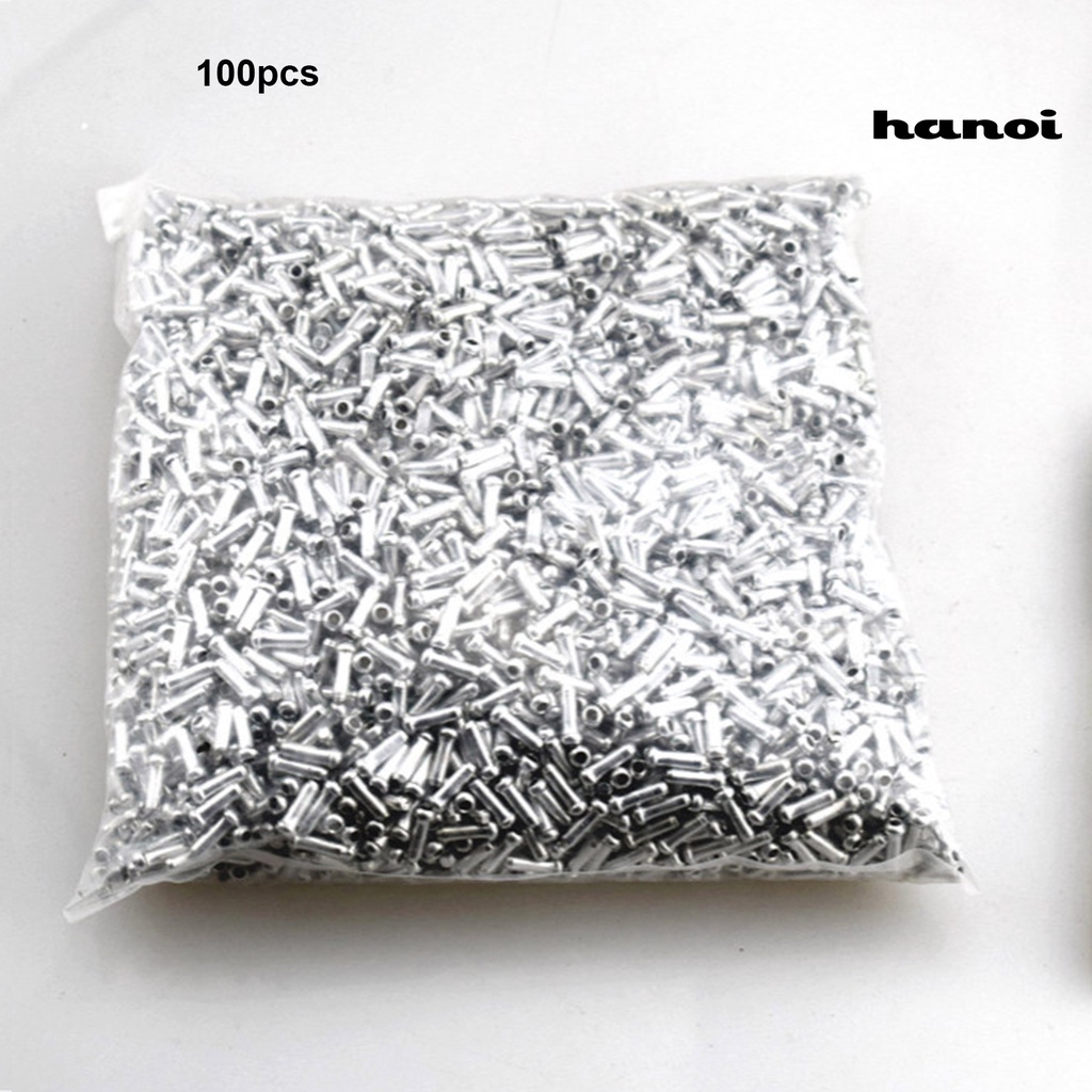 Set 100 Đầu Bọc Dây Phanh Xe Đạp Leo Núi Chuyên Dụng Chất Lượng Cao