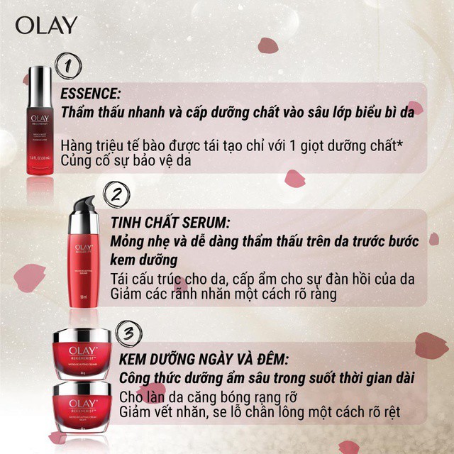 Trọn bộ 5 sản phẩm Tái Tạo Da Lão Hóa Chống nắng OLAY REGENERIST | BigBuy360 - bigbuy360.vn