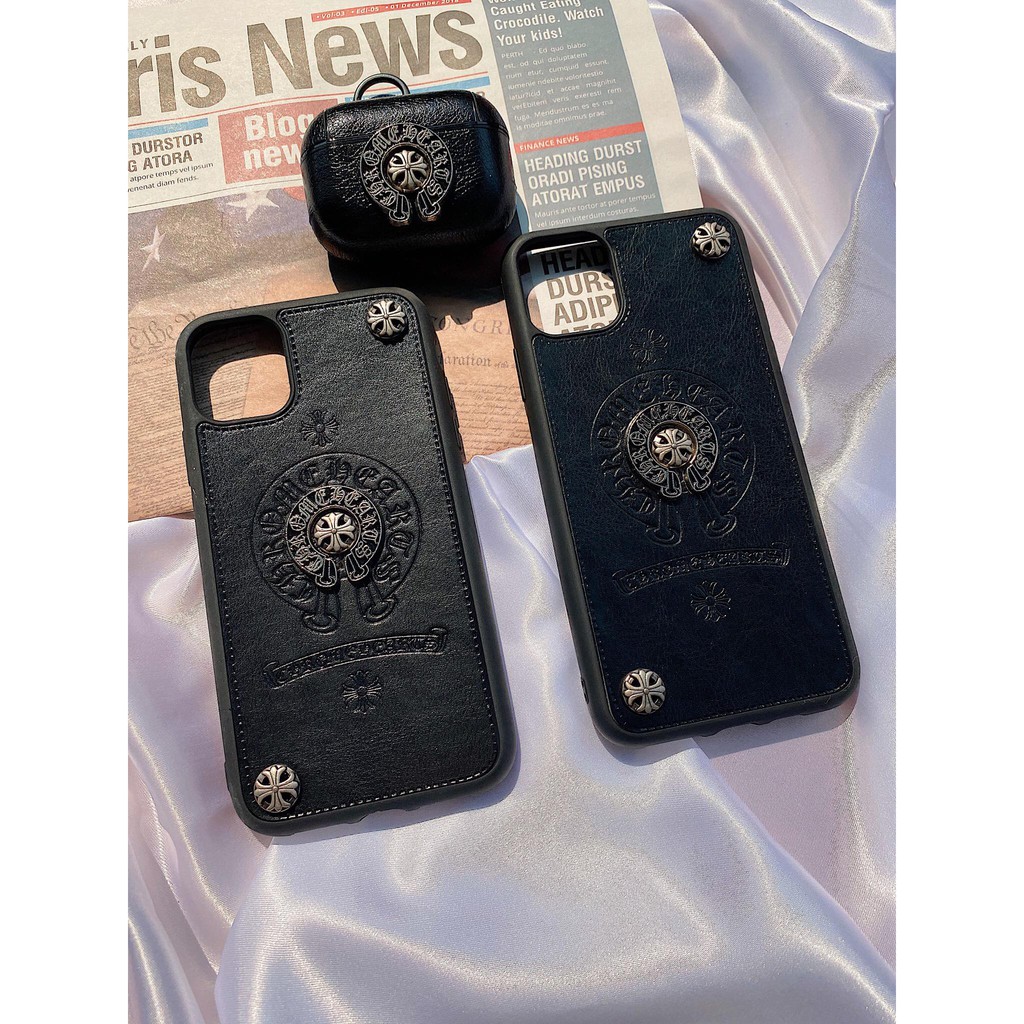 Combo Ốp Iphone + Ốp Airpods 1/2 Chrome Hearts