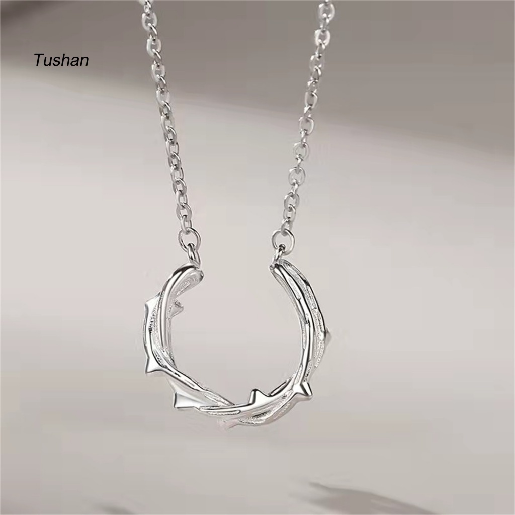 Vòng cổ Mặt Hình Hoa Hồng 2 Kiểu Độc Đáo Thời Trang Cho Cặp Đôi