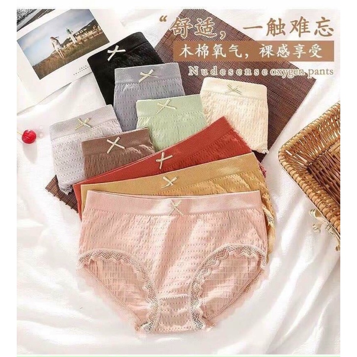 Quần lót nữ len tăm mềm, mịn, thoáng mát