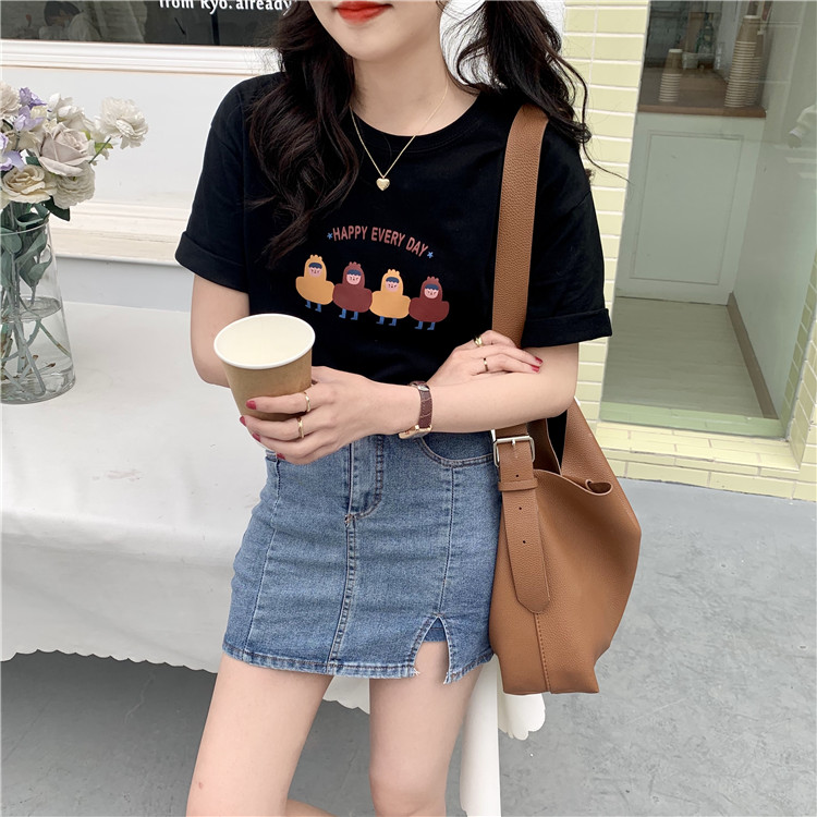 Áo Thun Ngắn Tay Thời Trang Dạo Phố Cá Tính 42391