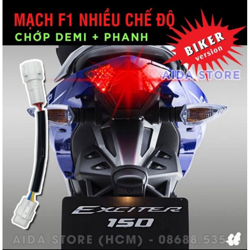 MẠCH SẴN GIẮC ZIN TẠO CHỚP STOP F1 CHUẨN CHO XE EXCITER150 ĐỒ CHƠI XE MÁY