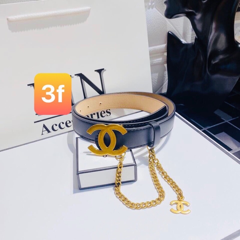 Thắt lưng nữ - dây nịt nữ - dây lưng chữ x chain xích