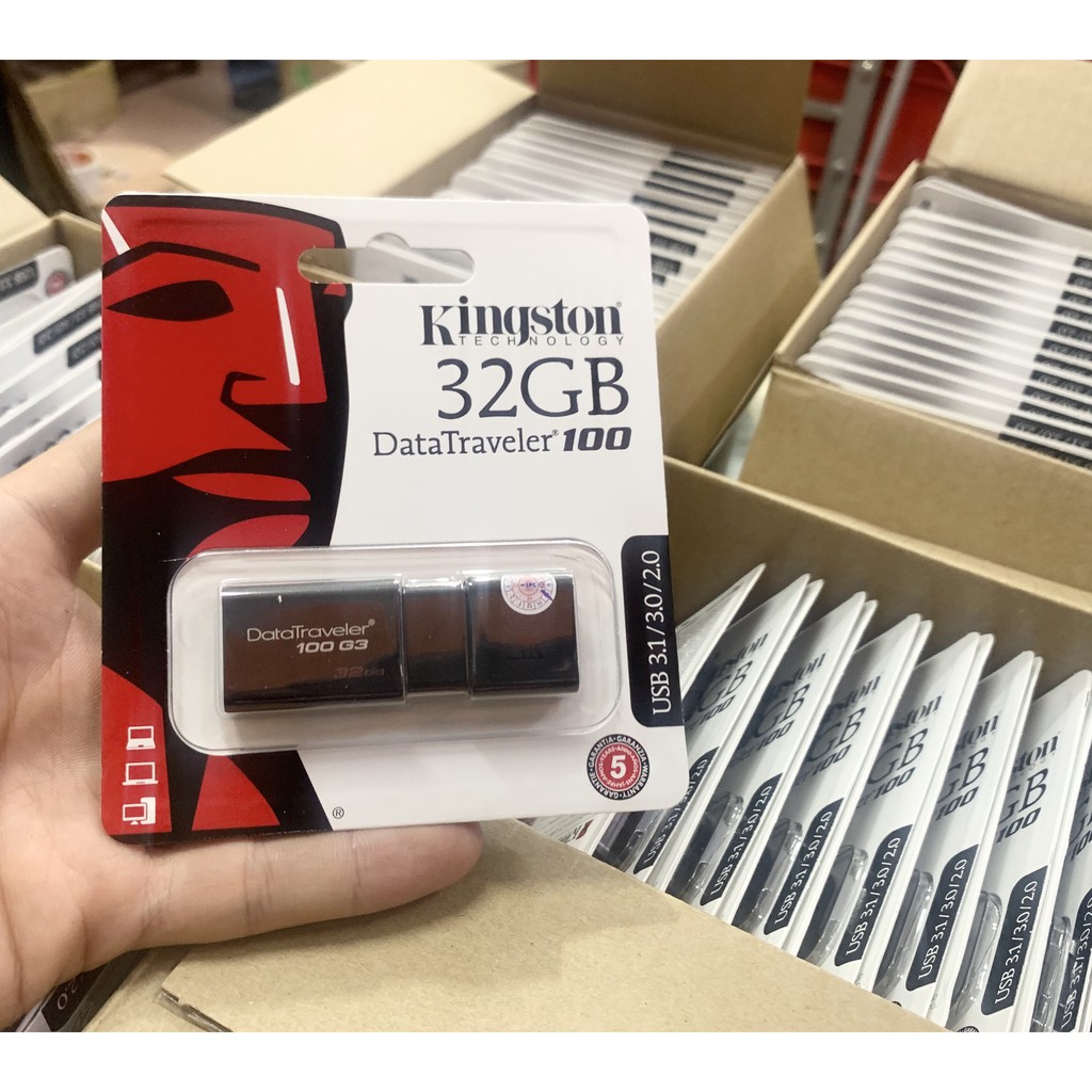 USB Kingston 32GB DT100G3 / 3.0  - Tem Vĩnh Xuân PP
