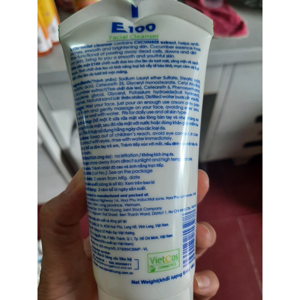 Sữa Rửa Mặt Con Bò E100 80g + THORAKAO 120g + THORAKAO sữa tươi & dưa leo 100g + Dưa Leo E100g