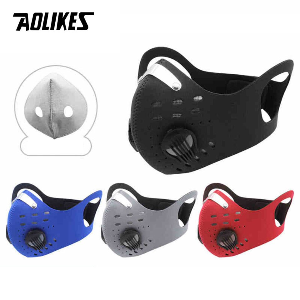 Khẩu trang thể thao Sport Mask Aolikes A-2200 lõi lọc than hoạt tính chống bụi min PM2.5