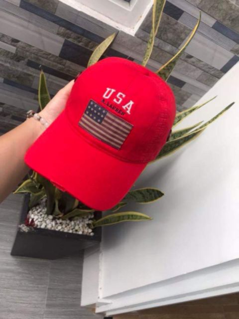 Mũ lưỡi trai USA hàng kaki 2 lớp