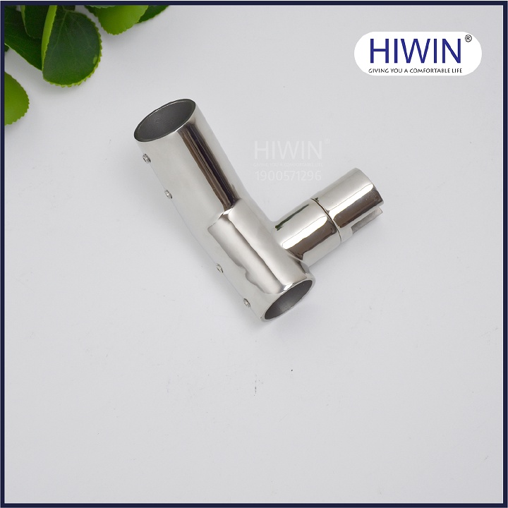 Chuyển góc 135 độ phòng tắm kính chất liệu inox 304 mặt gương dùng cho ống phi 25 HIWIN SB-618