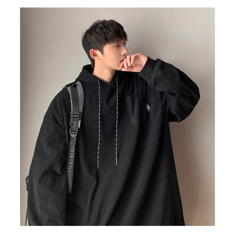 Áo Hoodie Dáng Rộng Phong Cách Retro Nhật Bản Cho Nam Fru167