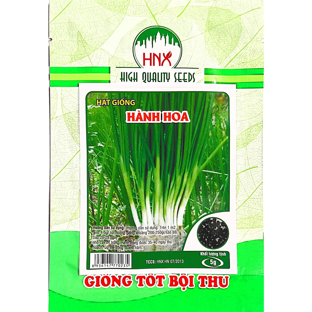 Hạt giống hành lá -Hành hoa trồng quanh năm nhanh thu hoạch