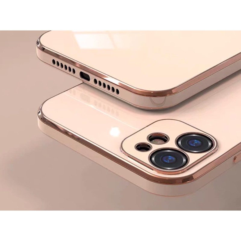 Ốp  Iphone 12 viền vuông silicon Viền Si 6G/6S /7plus / 8plus / x/Xs/ Xsmax / 11/11pro/11Promax.