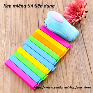 Sét 5c Kẹp miệng túi nilon túi thực phẩm
