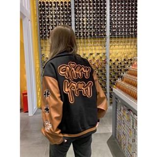 VARSITY JACKET VJ09 - ÁO KHOÁC TAY DA