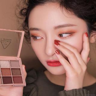 [Hàng mới về] Bảng phấn trang điểm mắt 9 màu lì lấp lánh lâu trôi chống thấm nước Coco