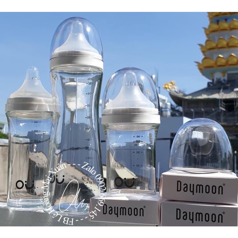 [ TẶNG 1 NẮP ĐẬY] BÌNH SỮA OU: WISH NỘI ĐỊA HÀN VỚI TỐC ĐỘ CHẢY SỮA SIÊU NHANH - NÚM CỰC MỀM 90-140-260ML
