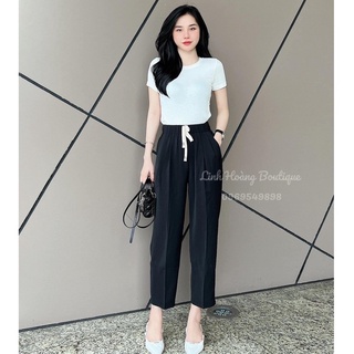 Quần baggy vải cao cấp chất ruby chính hãng cạp chun hót trend / chuyên đồ đẹp thái nguyên