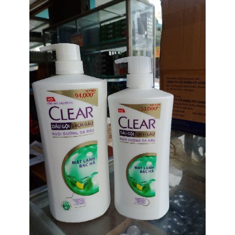 Dầu Gội CLEAR BẠC HÀ 880g