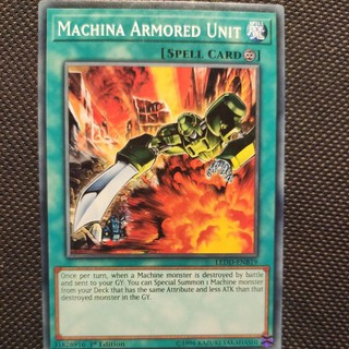 Thẻ bài yugioh: machina armored unit - ledd-enb19 - common