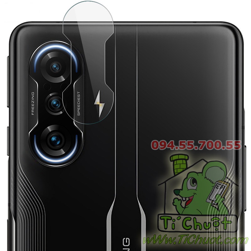 Kính CL chống trầy Camera Xiaomi Redmi K40 Gaming/ POCO F3 GT Cường Lực