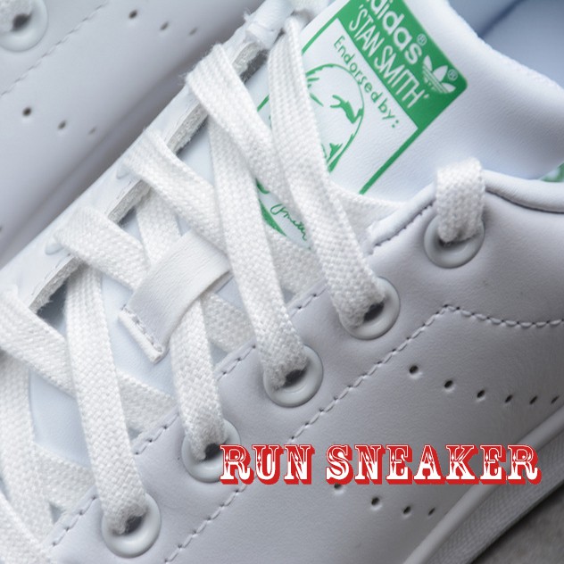 [HÀNG ĐẸP+FREESHIP+QUÀ] giầy thể thao STAN SMITH WHITE FAIRWAY GREEN YOUTH gót xanh thời trang nam nữ