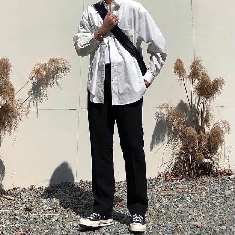 Quần Jeans Ống Suông Rộng Unisex Các Màu RHODISHOP