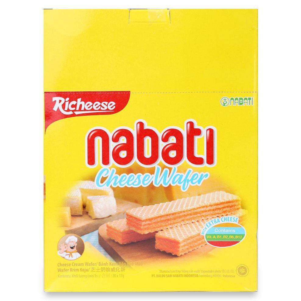 Combo 6 Hộp Bánh Nabati Phô Mai Cheese Wafer (Hộp 20 thanh)