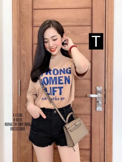 Áo phông NOMEN ( TR/BK)
