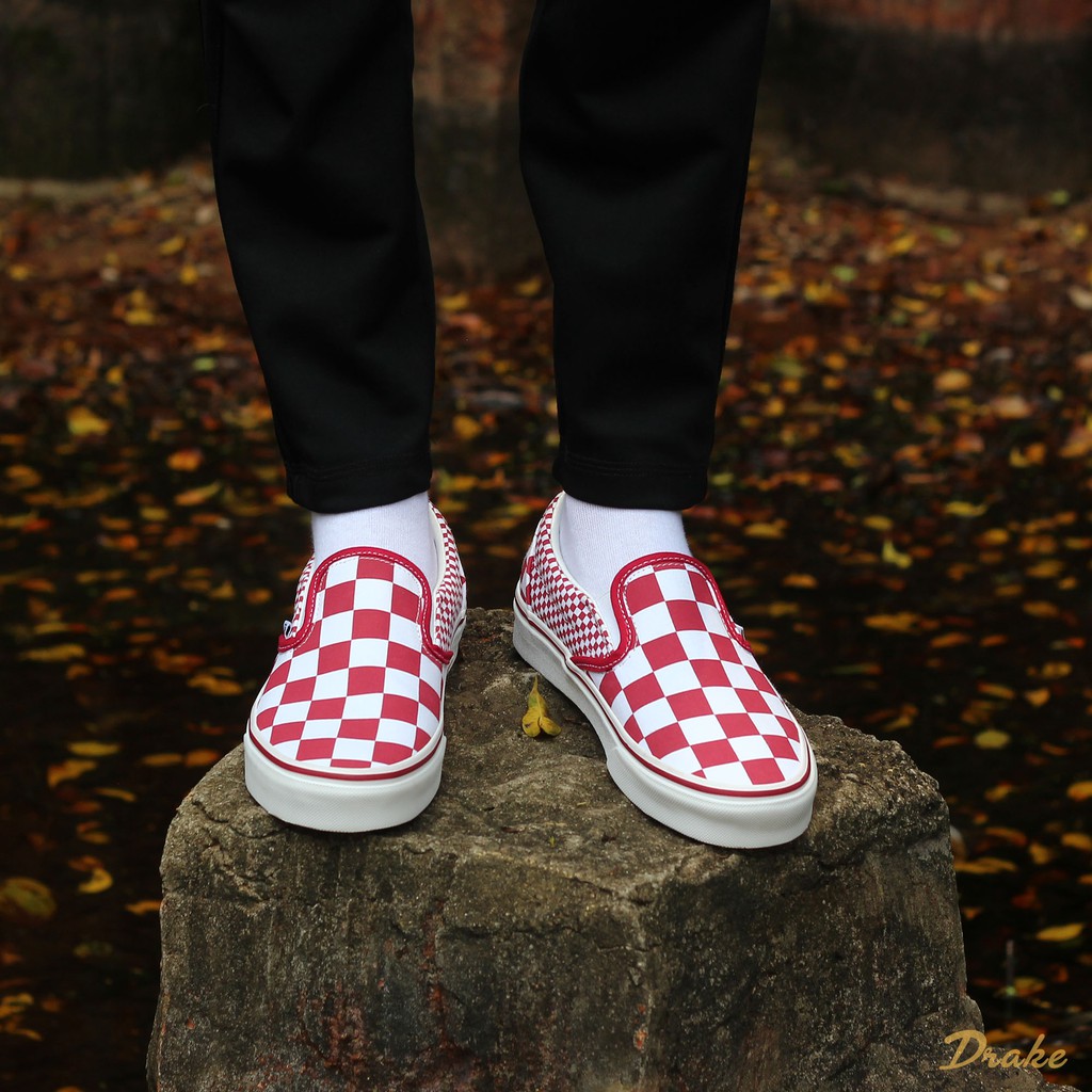 Giày sneakers Vans Slip-On Mix Checker VN0A38F7VK5