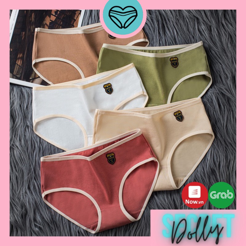 Quần lót cotton co dãn 8 chiều vải nhún viền ren sexy rẻ đẹp mềm mại kháng khuẩn Dolly Secret QL055 | BigBuy360 - bigbuy360.vn
