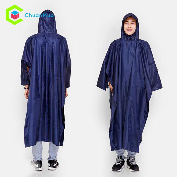 Áo Mưa Cánh Dơi Vẩy Cá xẻ tà, Áo Mưa Đi Xe Máy