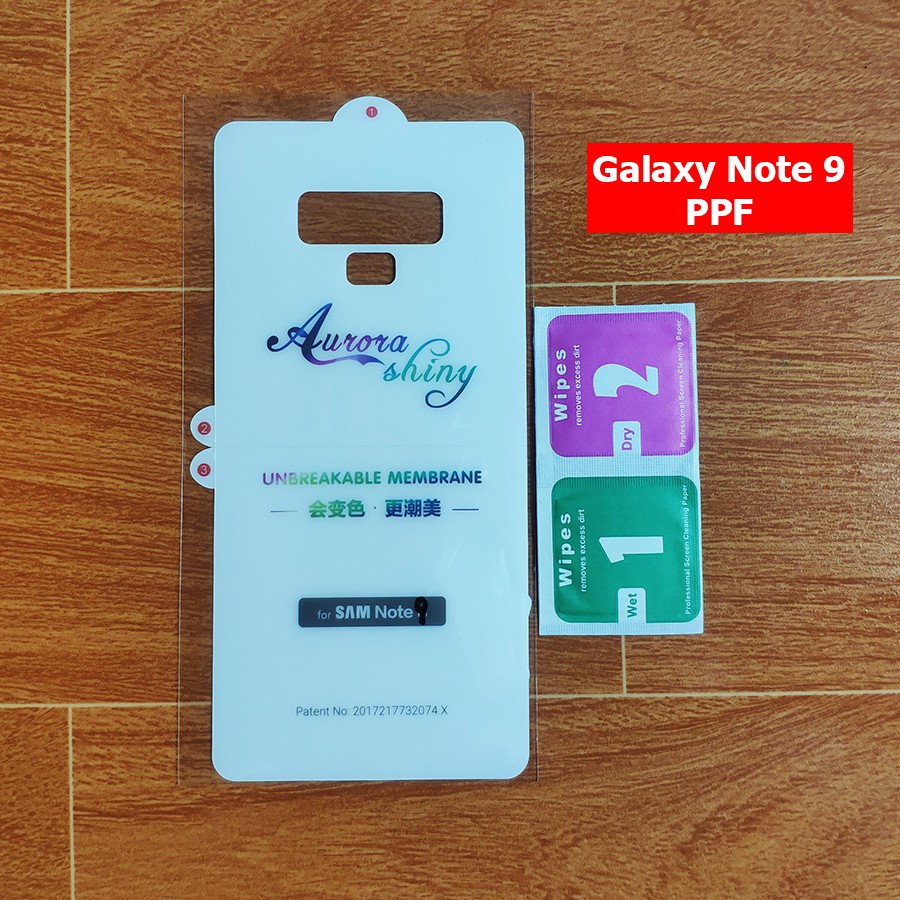 [Freeship toàn quốc từ 50k] Dán mặt lưng PPF Galaxy Note 9
