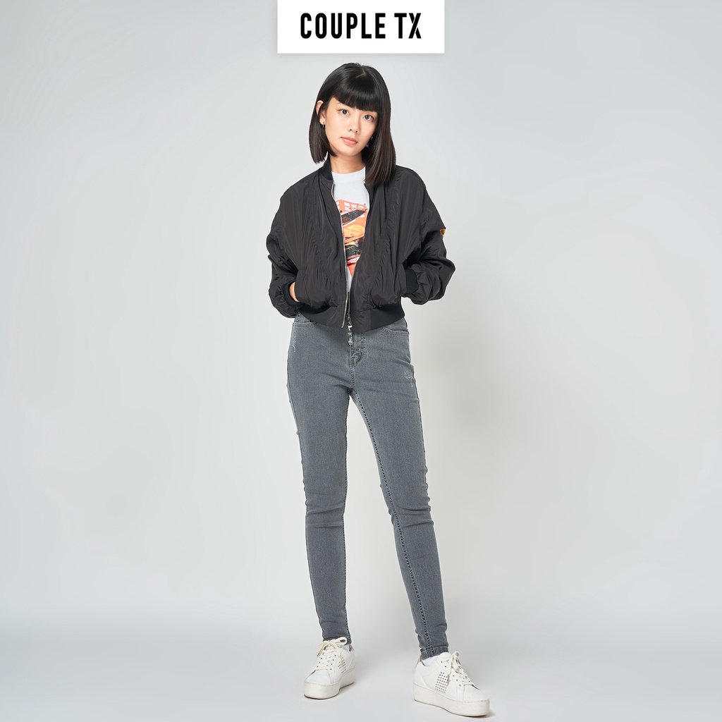 Áo Khoác Dù Croptop Nữ Couple TX WOP 2012