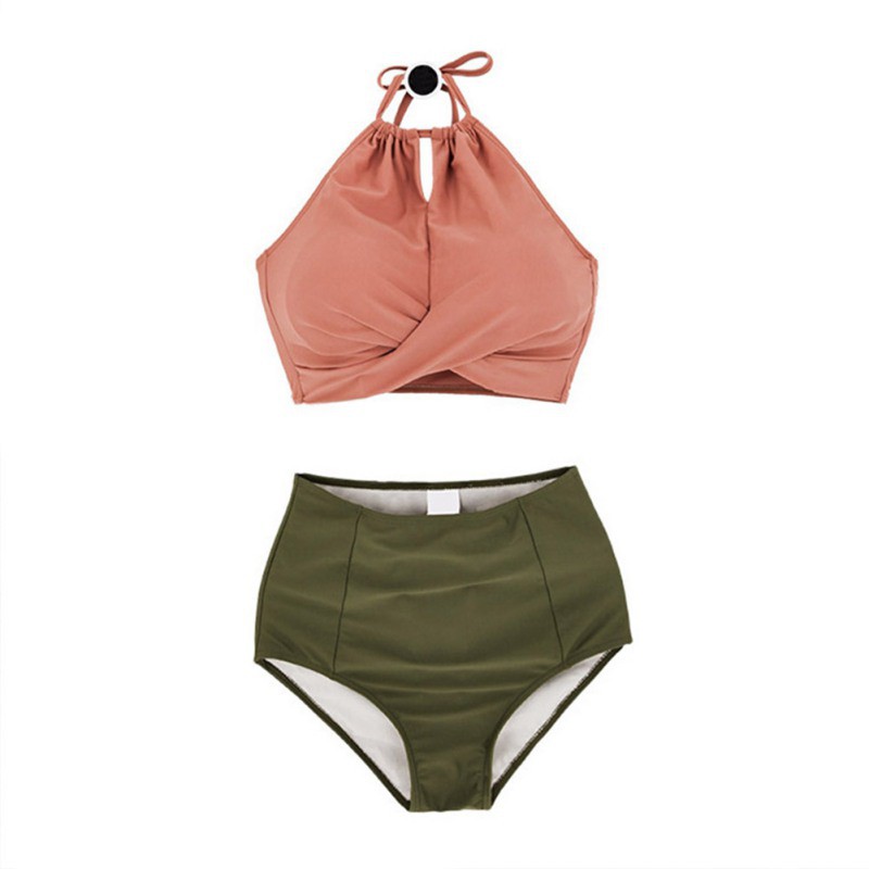 Bikini lưng cao thiết kế đơn giản cho phái nữ