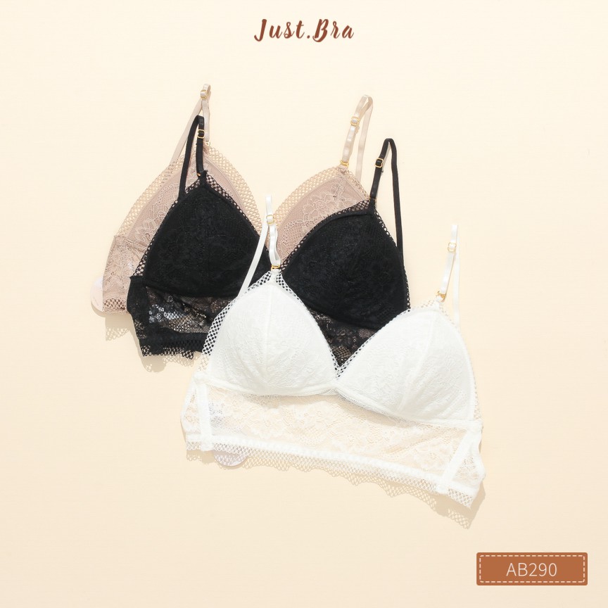 Áo ngực Just Bra dây lưng trễ, trang phục hở lưng, khoét lưng sâu AB290