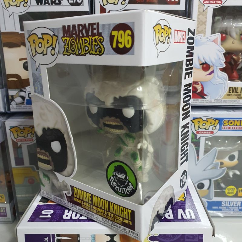Đồ chơi mô hình funko pop 796 Zombie Moon Knight Popcultcha Exclusive - Marvel