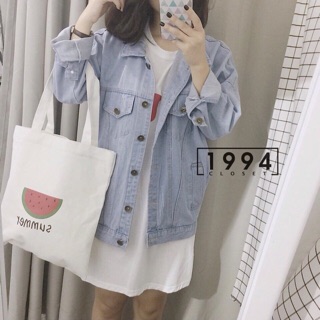 Áo khoác bò denim