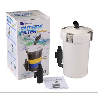 Lọc Sunsun không bơm HW-603 và LW-603 dùng làm lọc phụ dành cho hồ thủy sinh