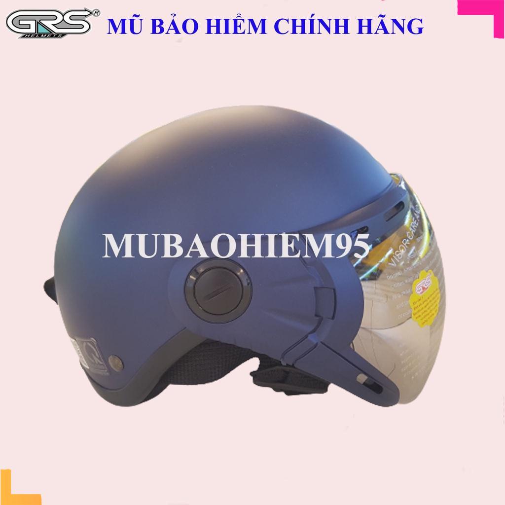 ♥️ Shop Uy Tín ♥️ Mũ bảo hiểm 1/2 có kính chính hãng GRSA33k Nhiều Màu