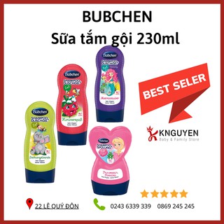 Sữa tắm và gội cho bé 2in1 bubchen 230ml - đức